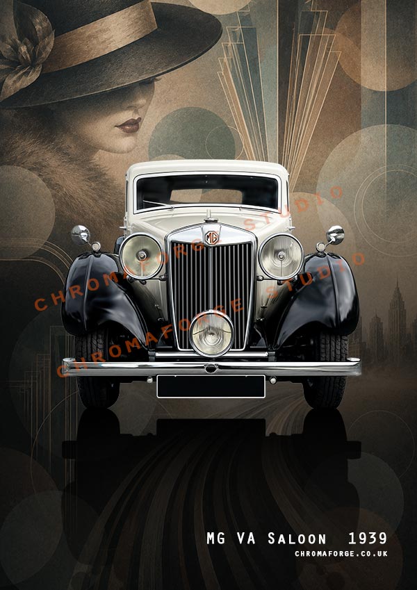 MG VA - Classic Car Print