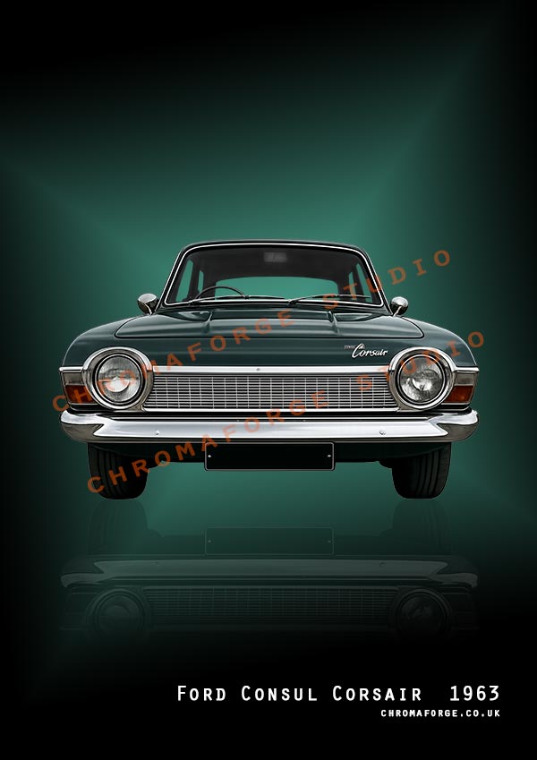 Ford Consul Corsair - Classic Car Print