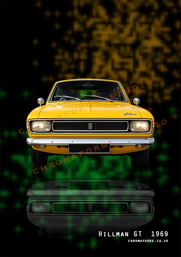 Hillman GT - Classic Car Print