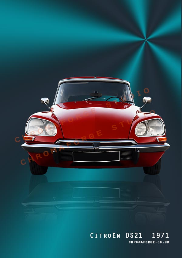 Citroen DS21 - Classic Car Print