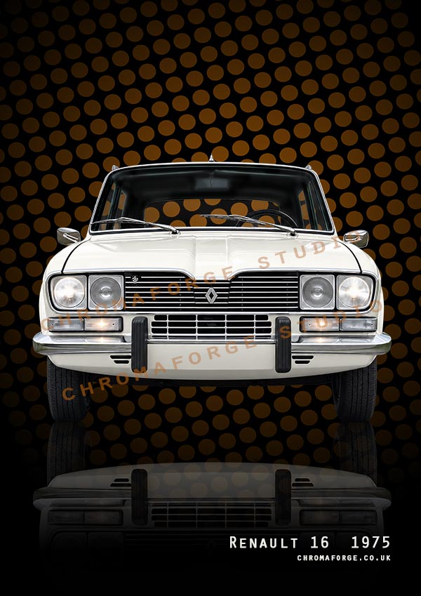 Renault 16 - Classic Car WallArt