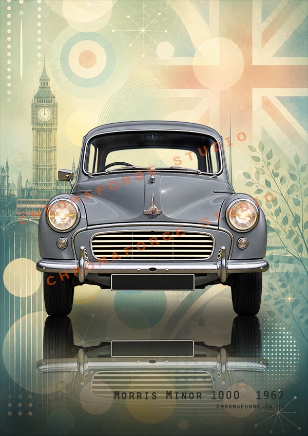 Morris Minor 1000 - Classic Car Prints