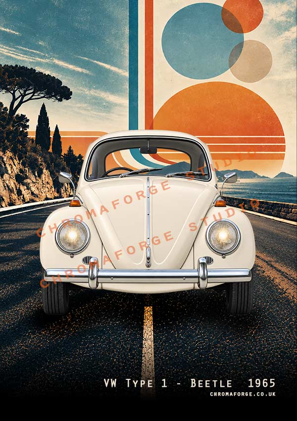 VW Beetle - Classic Car Prints