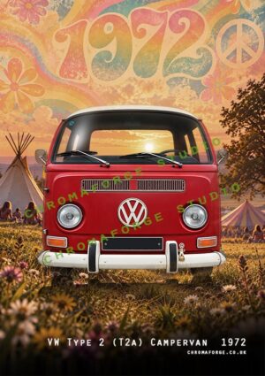 VW Camper T2A - Classic Car gifts for Him