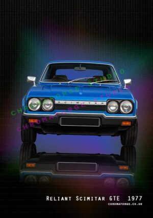 Reliant Scimitar 1977 - Classic Car Posters for Him
